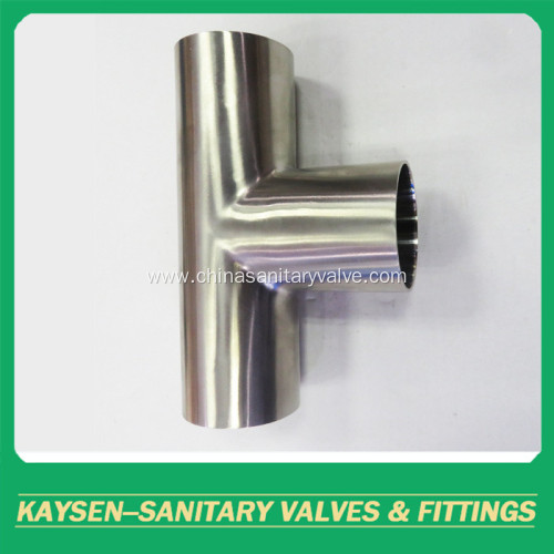 SMS/DS Sanitary long type welded Tee